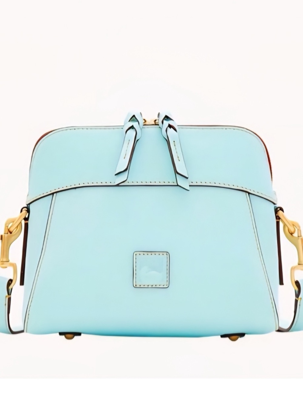 Dooney & Bourke Pale Blue Florentine Leather Cameron Crossbody Purse